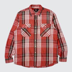 RRL Ralph Lauren Western Plaid Cotton Work Shirt
